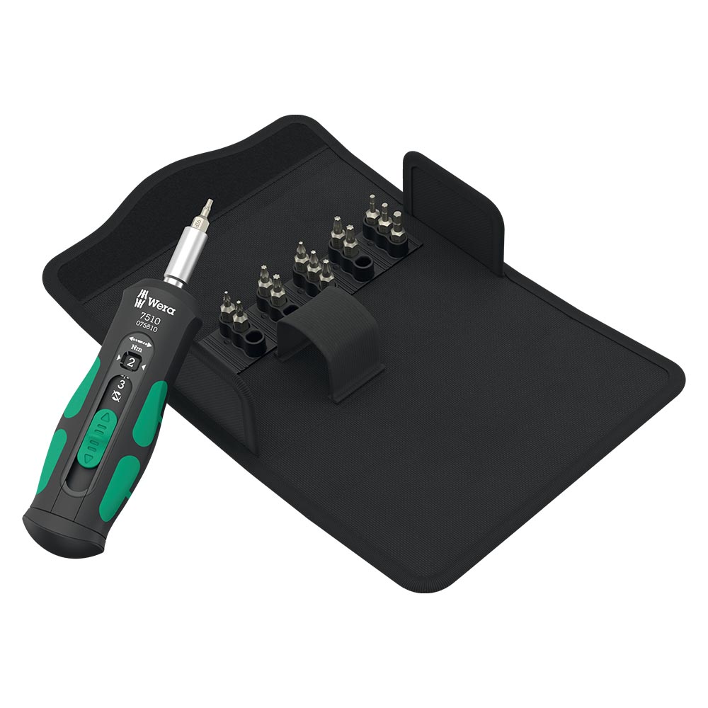 德國Wera快速扭⼒起⼦1.0~3.0Nm14件-帆布包