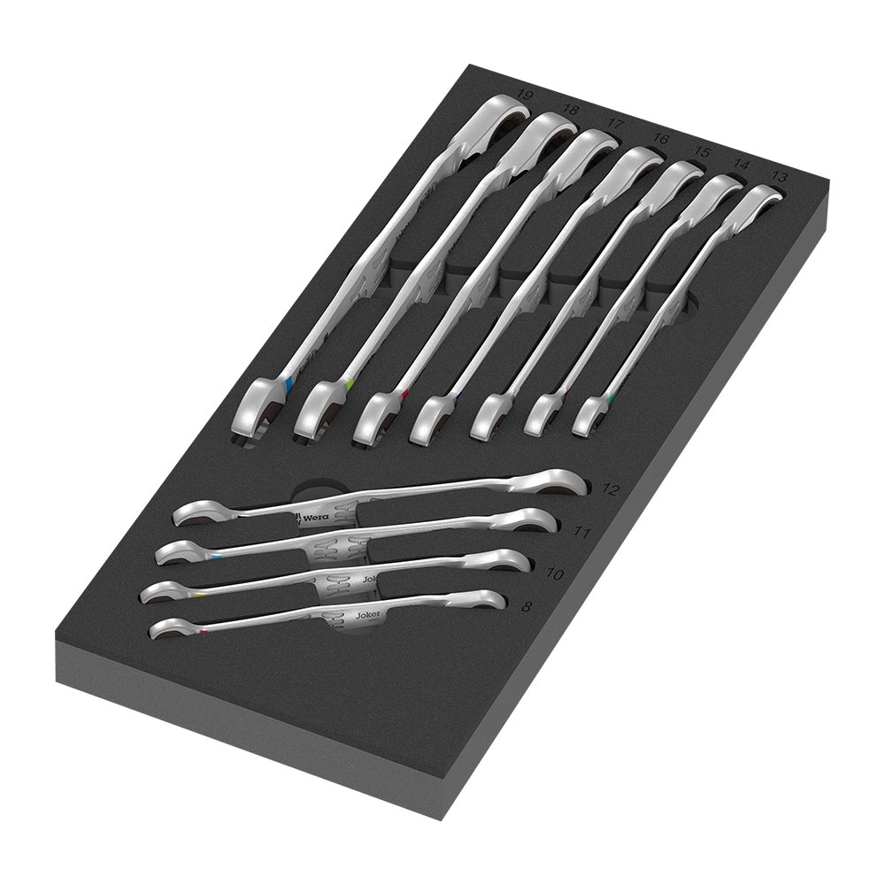 德國Wera⼯具⾞Joker 6001 全型號11件套組