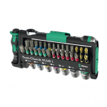 德國Wera迷你棘輪扳⼿/彩⾊套筒/彩⾊起⼦頭39件組