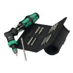 德國Wera棘輪槍型起⼦13件組-附腰帶包