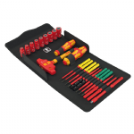 德國Wera絕緣VDE起⼦/套筒25件+收納包